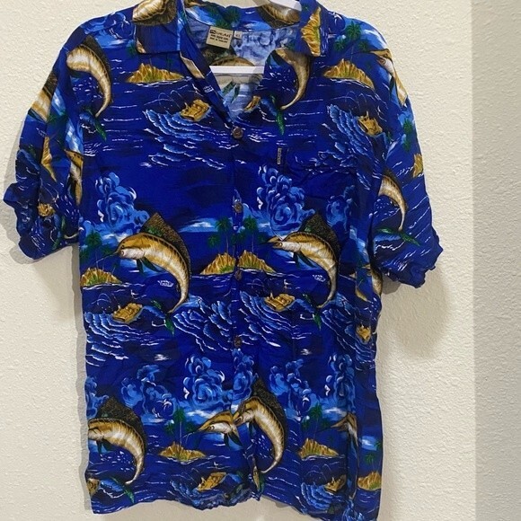 Swordfish Hawaiian shirt‎ - Picture 1 of 5